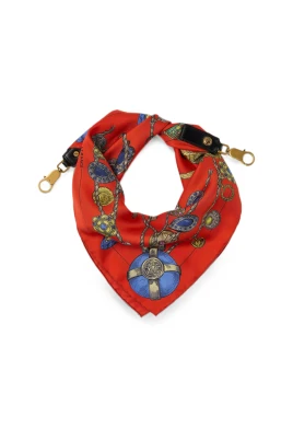 Tryckt sidenscarf Charm 55 cm