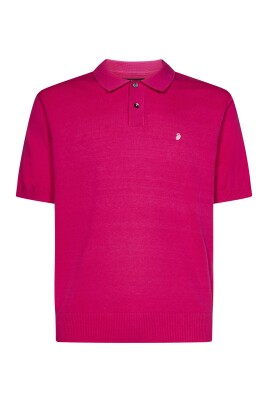 polo-en-tricot-de-coton-rose