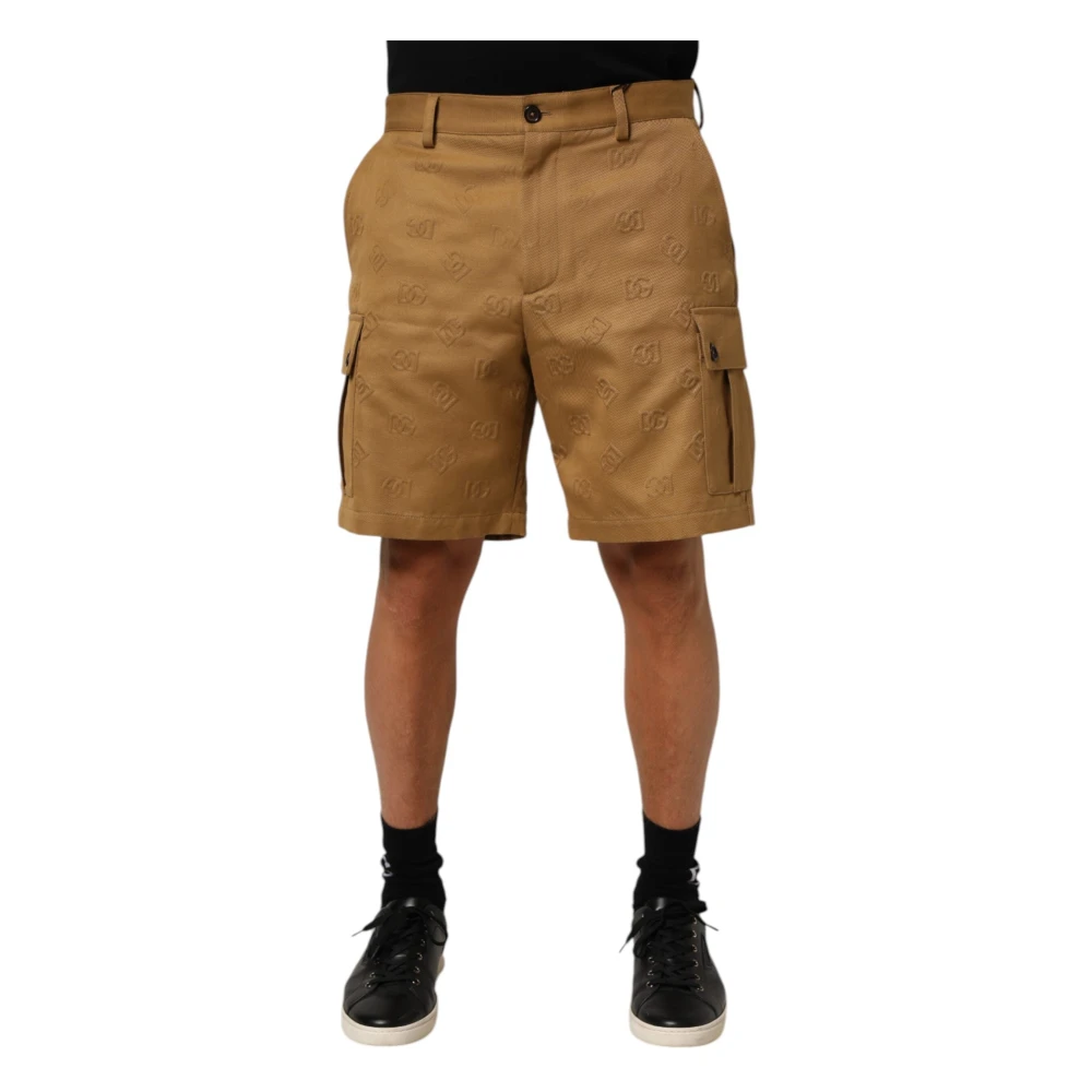 Dolce & Gabbana Uomo Marrone - Bermuda Shorts - Shorts - M