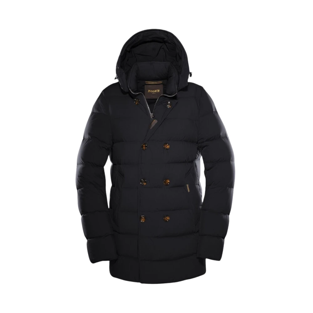 Moorer Men's Black Down Jackets, 3XL, Florio Jacket