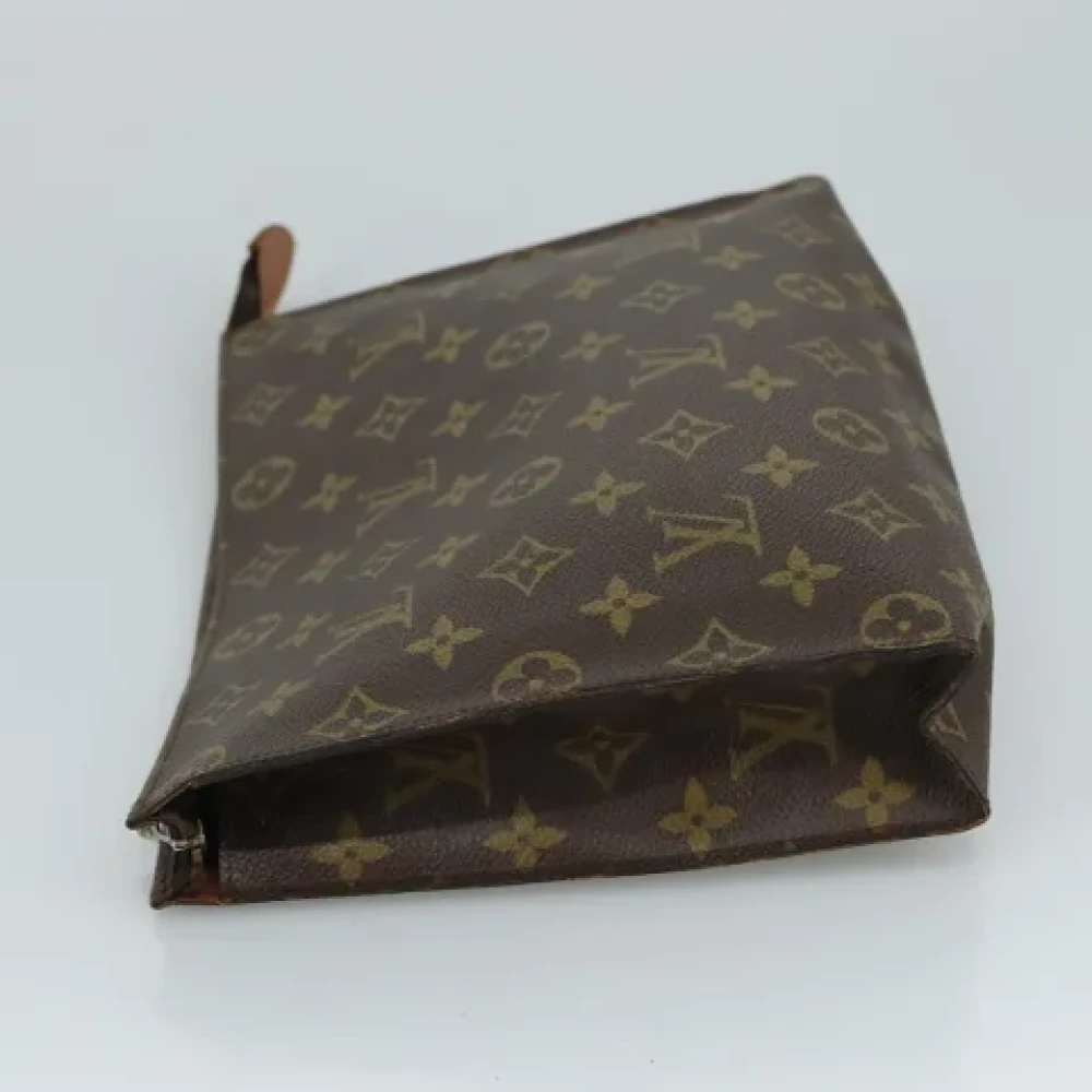 Louis Vuitton Vintage Pre-owned Canvas clutches Brown Dames