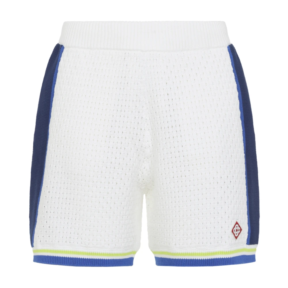 Casablanca Men's White Casual Shorts, S, Bermudas