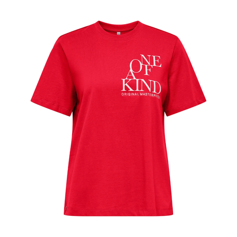 Only Geborduurde top voor junioren Red Dames
