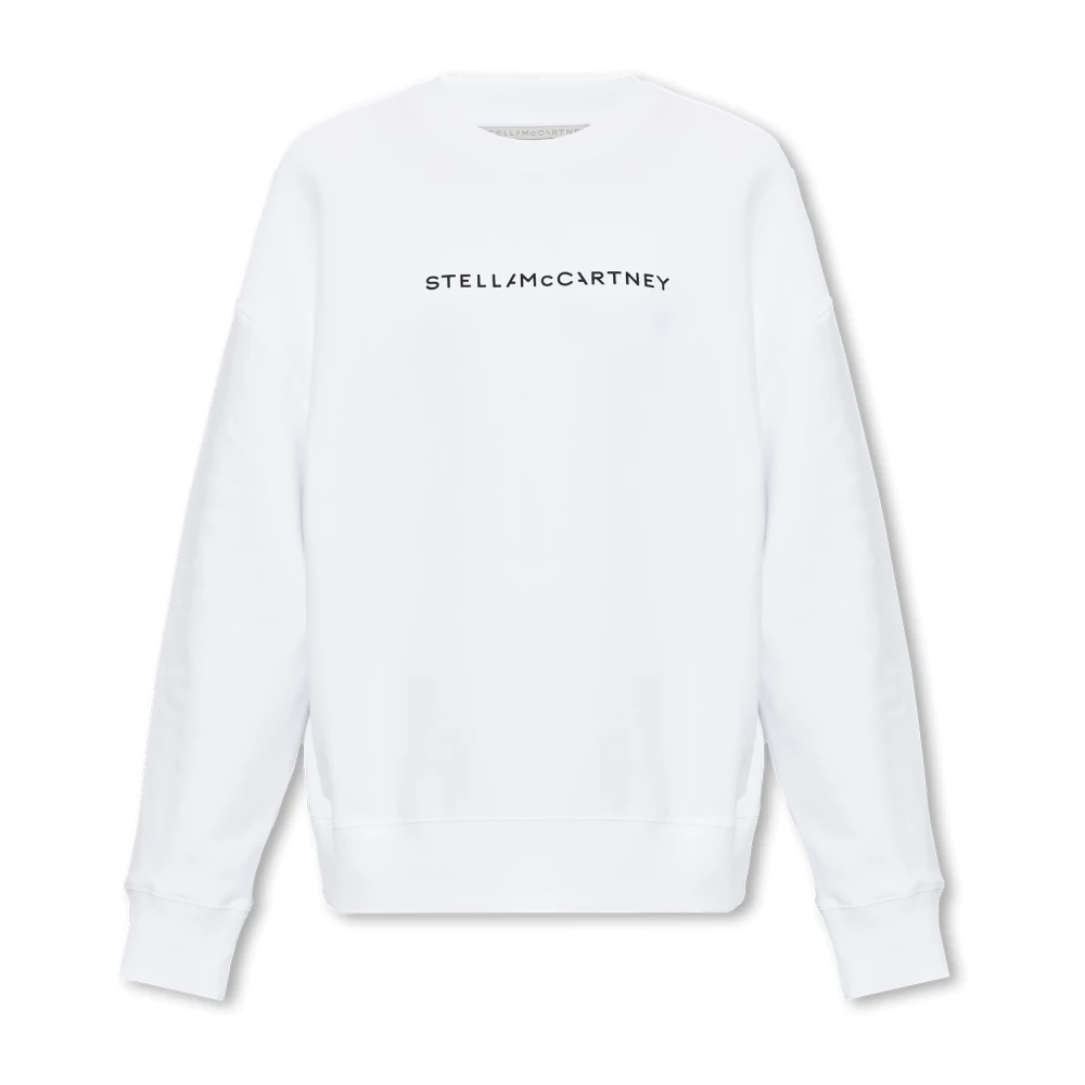 Stella Mccartney Sweatshirt met logo White Dames