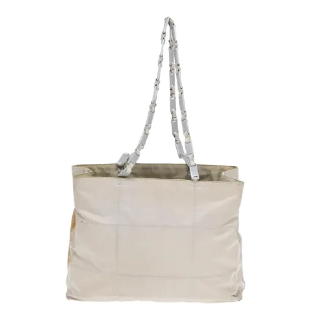 Prada Vintage Pre-owned Nylon prada-bags Gray Dames