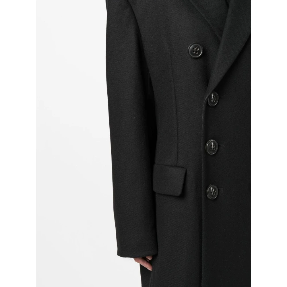 Dsquared2 Stijlvolle Coat voor Mannen Black Dames