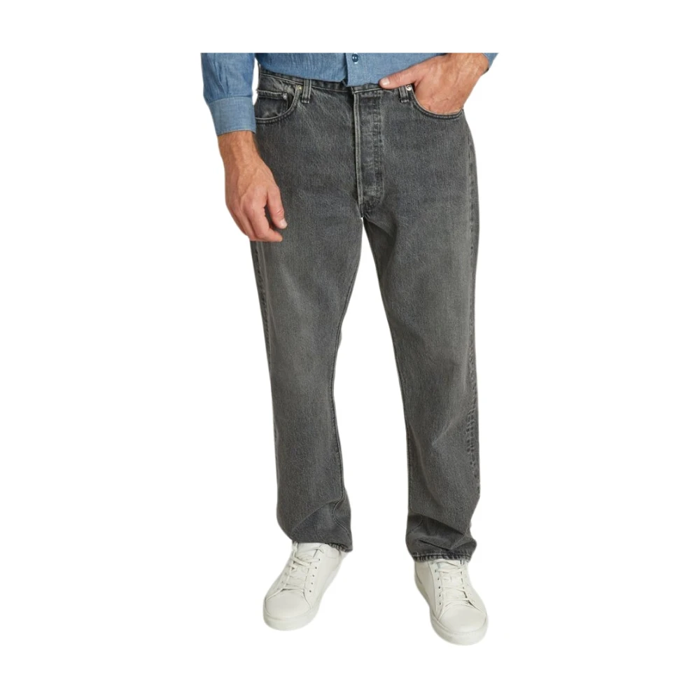 Orslow Straight Jeans Gray Heren