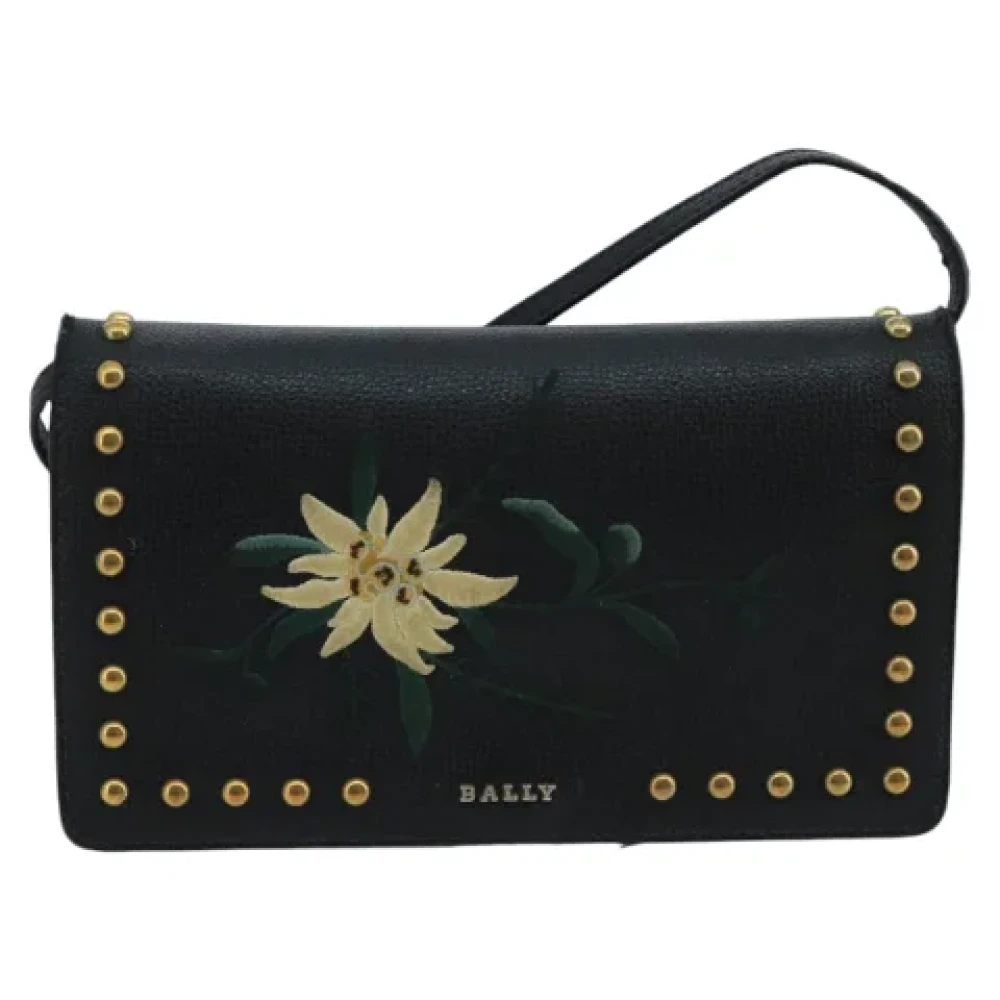 Bally Pre-owned Leather wallets Black Dames