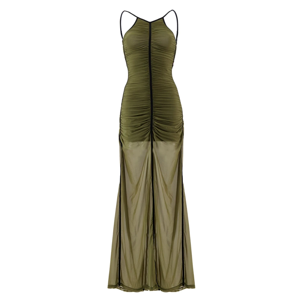 Diesel Donna Verde - Abito A Strati Slim Fit - Dresses - S