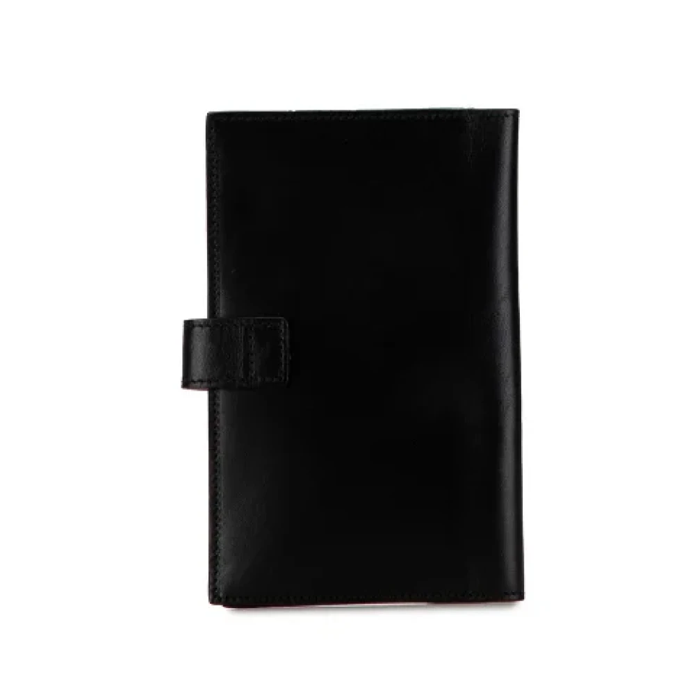 Gucci Vintage Pre-owned Leather home-office Black Dames