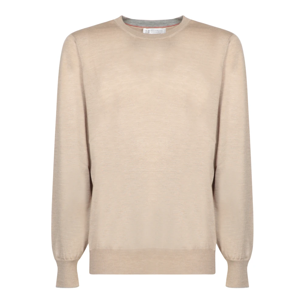 BRUNELLO CUCINELLI Luxe Bruin Gebreid Aw24 Brown Heren