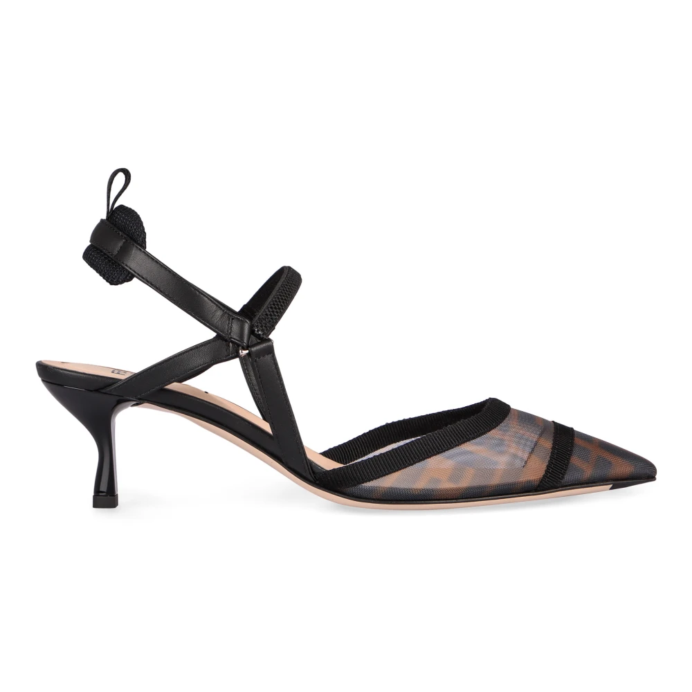Fendi Women's Multicolor Pumps, 3 Uk, Colibrì Lite Pointy-Toe Slingback