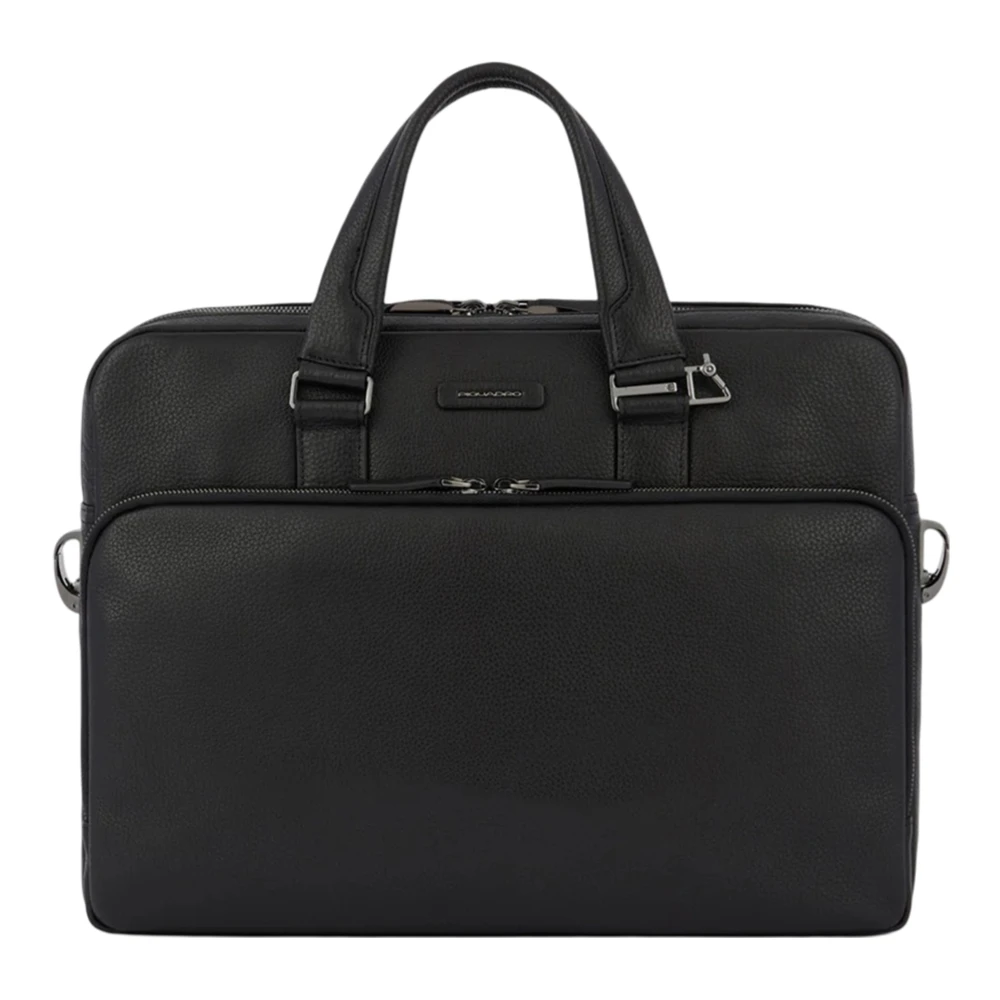 Piquadro Men's Black Modus Briefcase - Laptop Bags & Cases - One Size - Bags