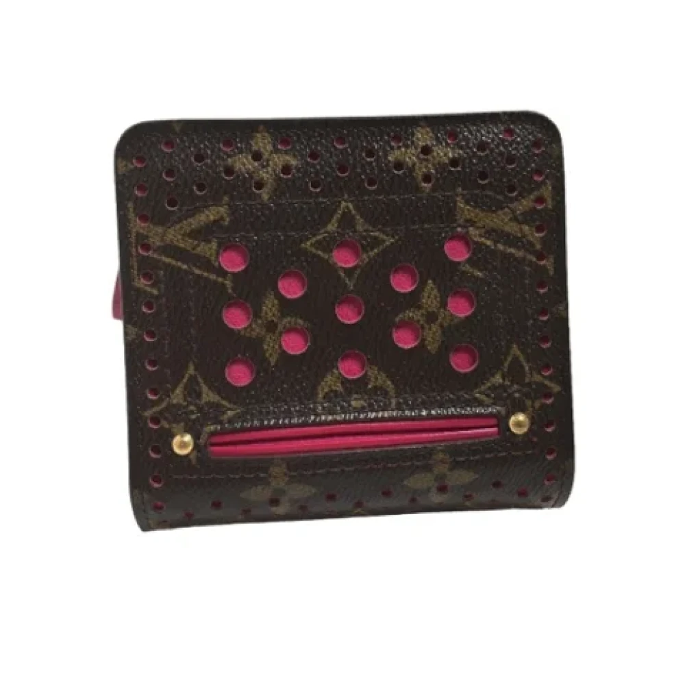 Louis Vuitton Vintage Pre-owned Fabric wallets Brown Dames
