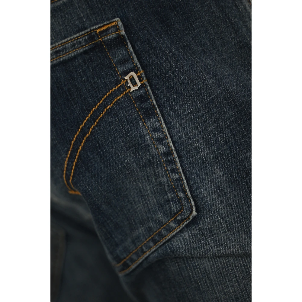 Dondup Donkere Denim Slim Fit Jeans Blue Heren