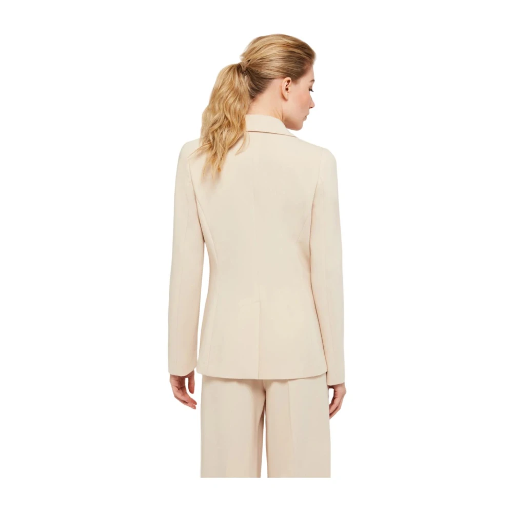 Pennyblack Katoenen Jassen en Blazers White Dames