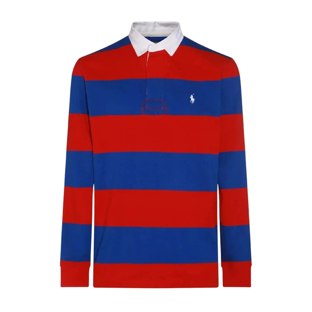 Ralph Lauren Bomullsrandig Rugby Classic Fit skjorta Multicolor, Herr