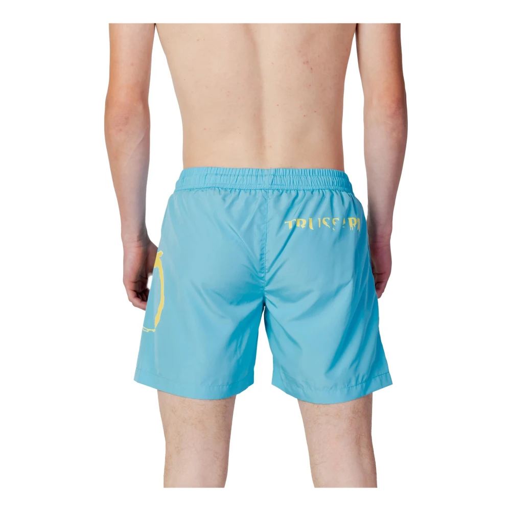 Trussardi Beachwear Blue Heren
