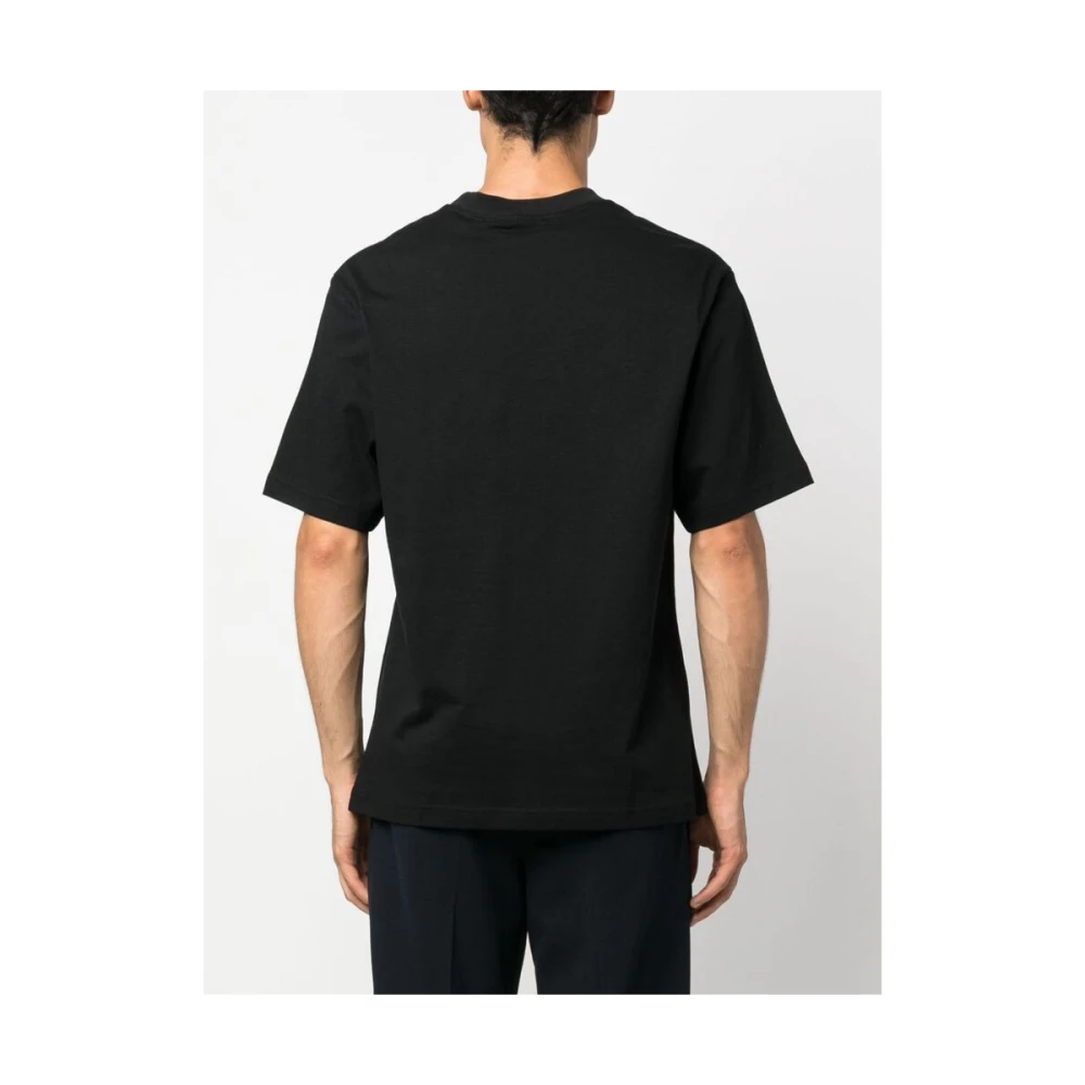 Axel Arigato Zwart T-shirt met geborduurd motief Black Heren