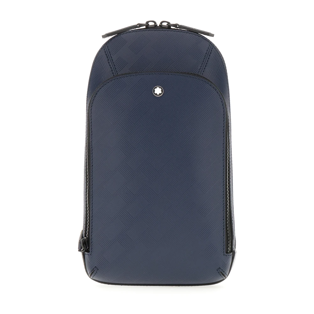 Montblanc Backpacks Blue Unisex