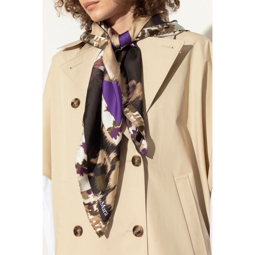 Max Mara Silk scarf Carre Multicolor Dames