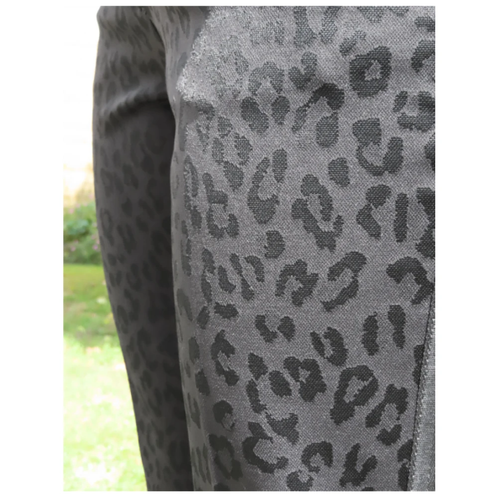 Mason's Jerseybroek met Luipaardprint Black Dames