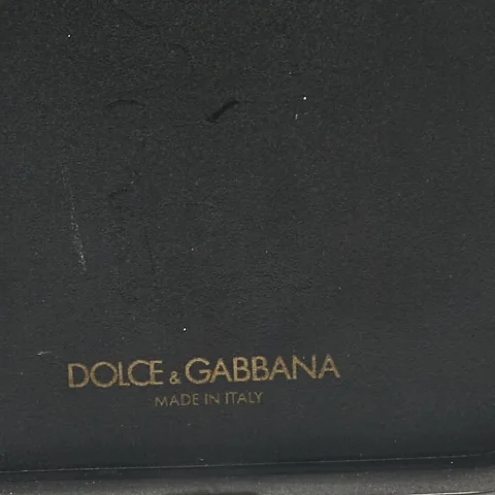 Dolce & Gabbana Pre-owned Leather home-office Red Dames