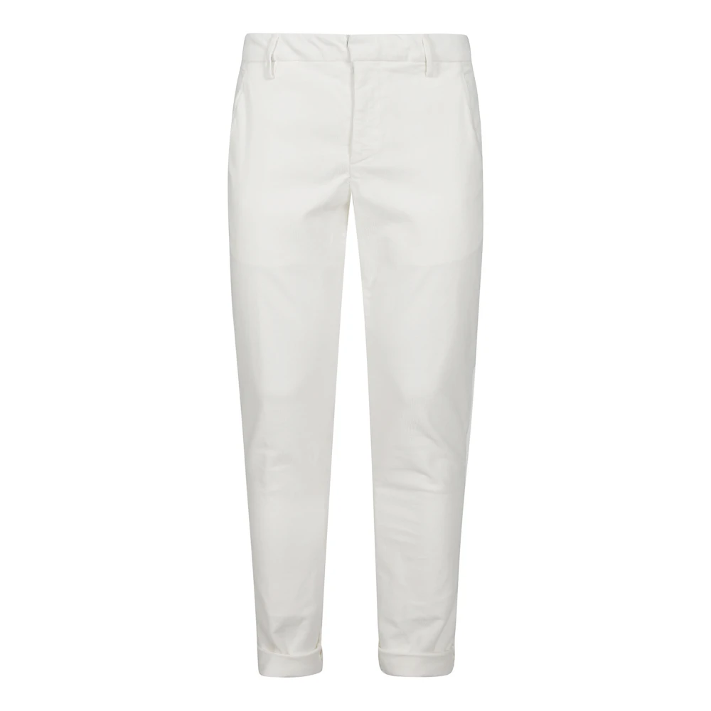 Dondup Slim Chino Gaubert Broek White Heren
