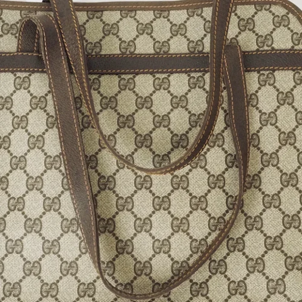 Gucci Vintage Pre-owned Leather shoulder-bags Beige Dames