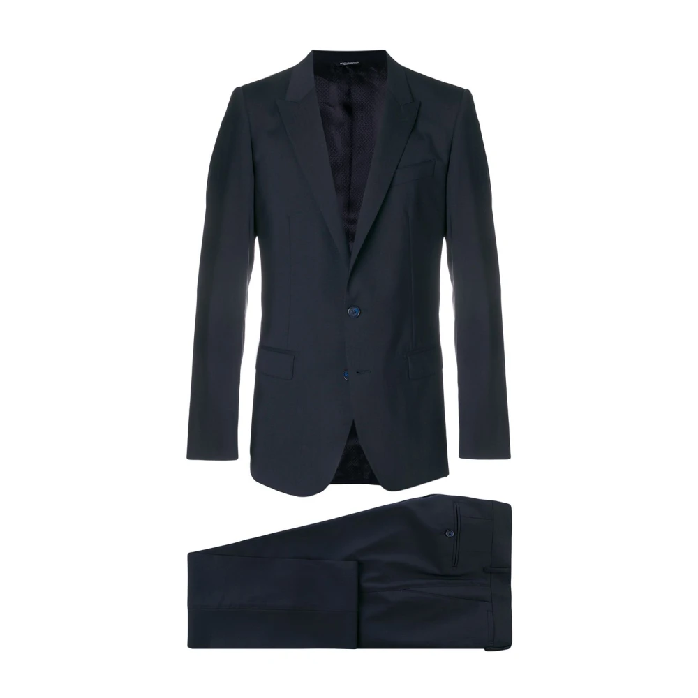 Dolce & Gabbana Blue Suit For Men - Male - Single Breasted Suits - Blue - L - Suits