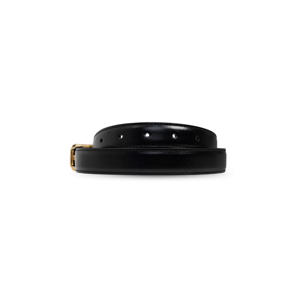 Tom Ford Leren riem Black Dames