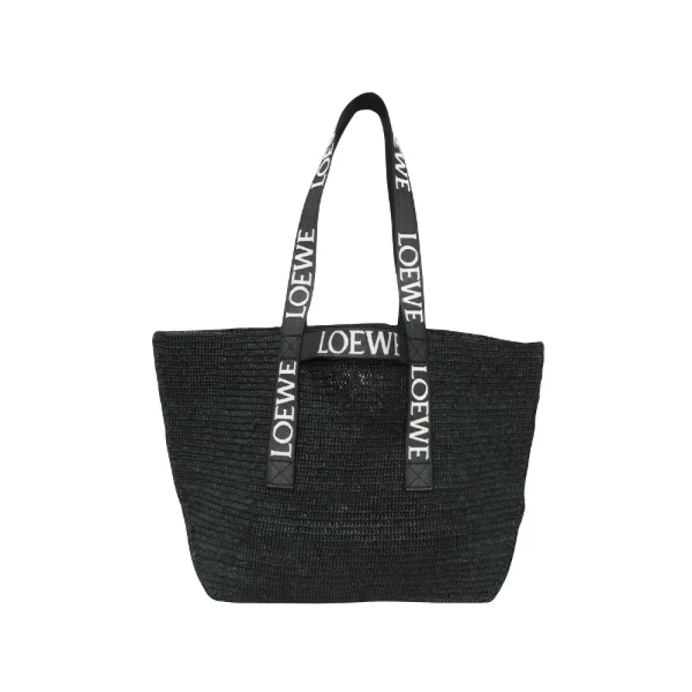 Loewe Pre-owned Fabric shoulder-bags Black Dames