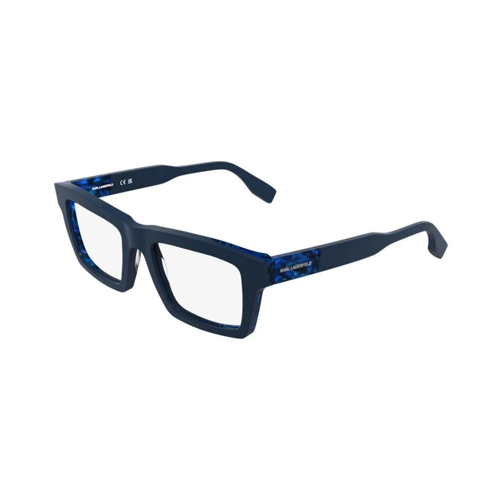Karl Lagerfeld Blue Glasses, Male, 57 Mm, Kl6218 Optical Frame