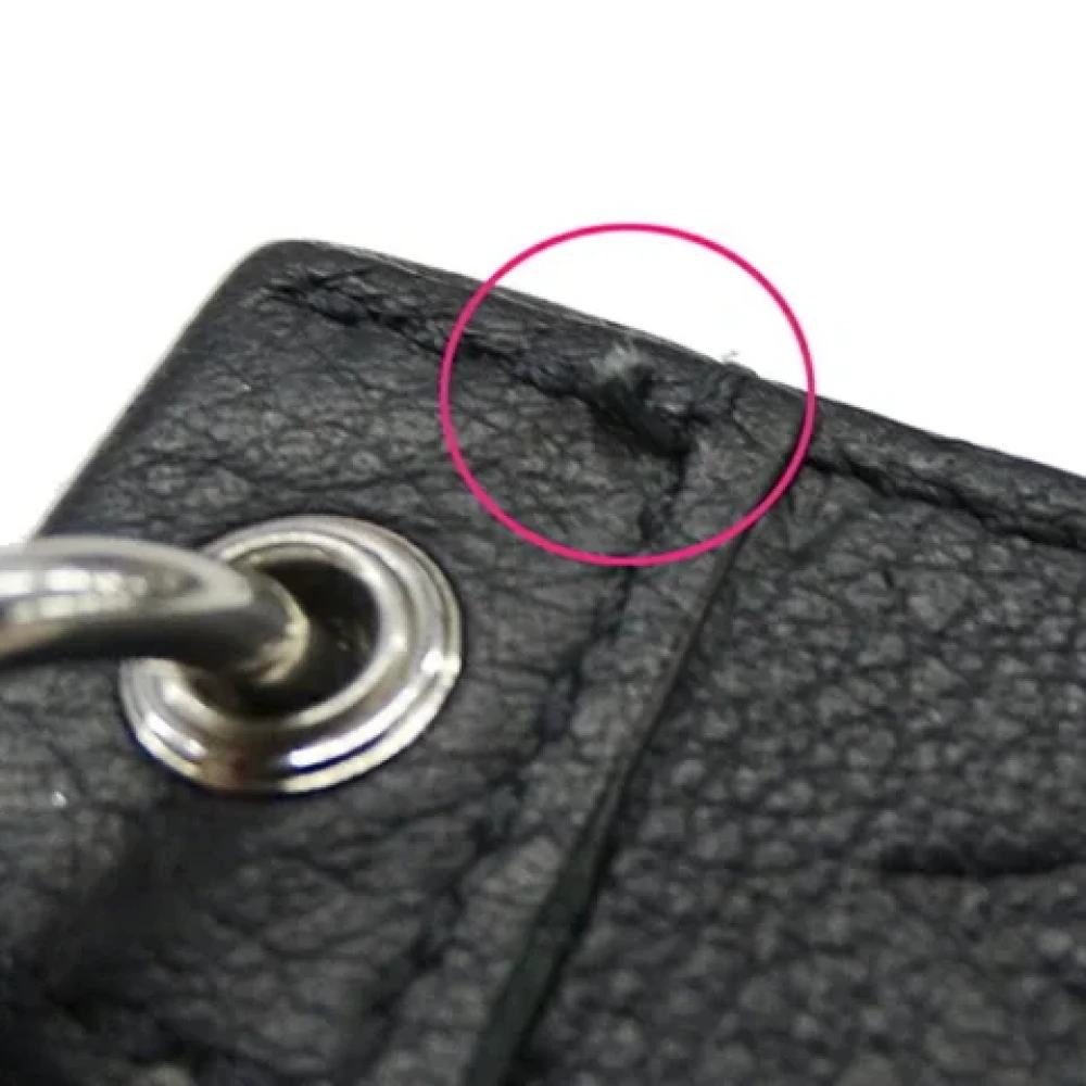 Louis Vuitton Vintage Pre-owned Leather key-holders Black Dames