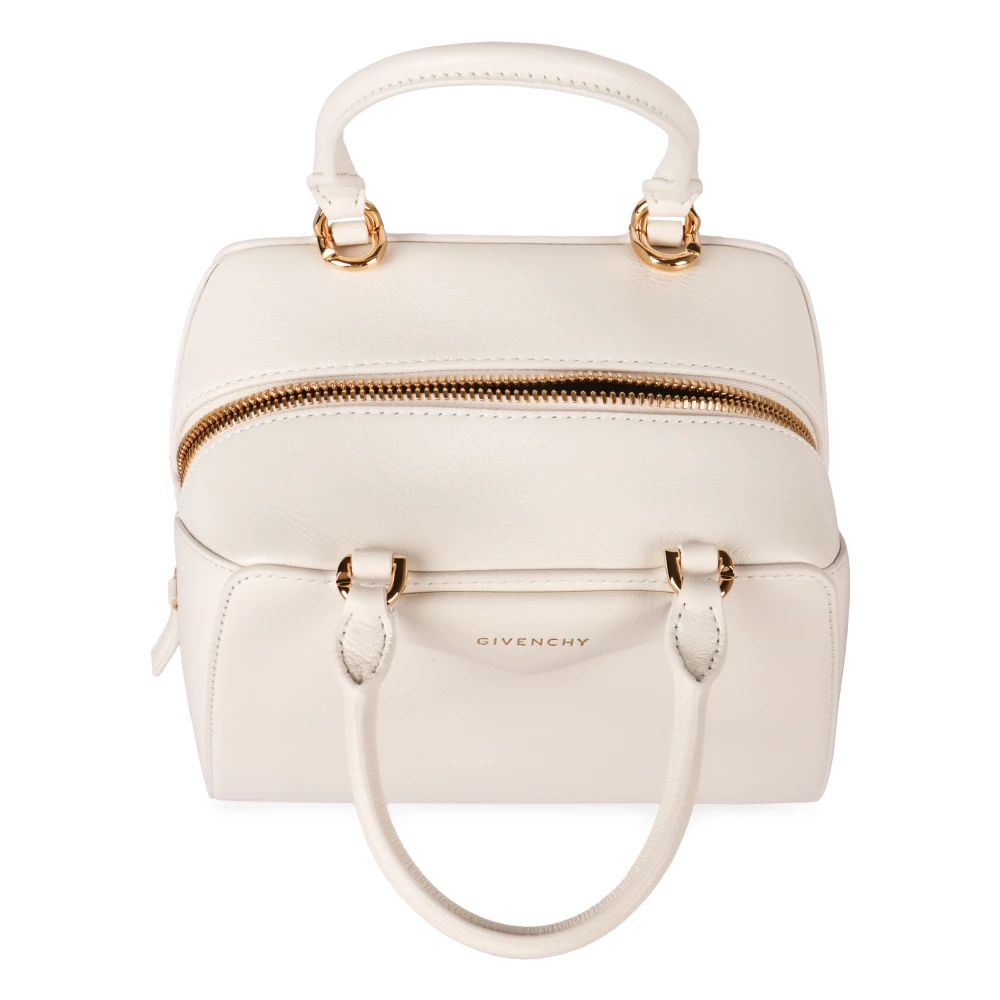 Givenchy Cube Mini Leren Tas Beige Dames