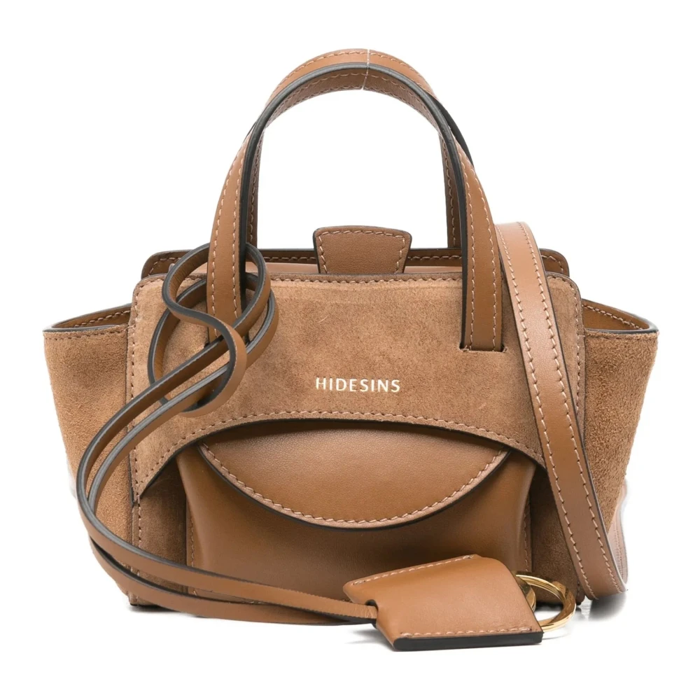 Hidesins Women's Beige Flap Xs Tote Bag