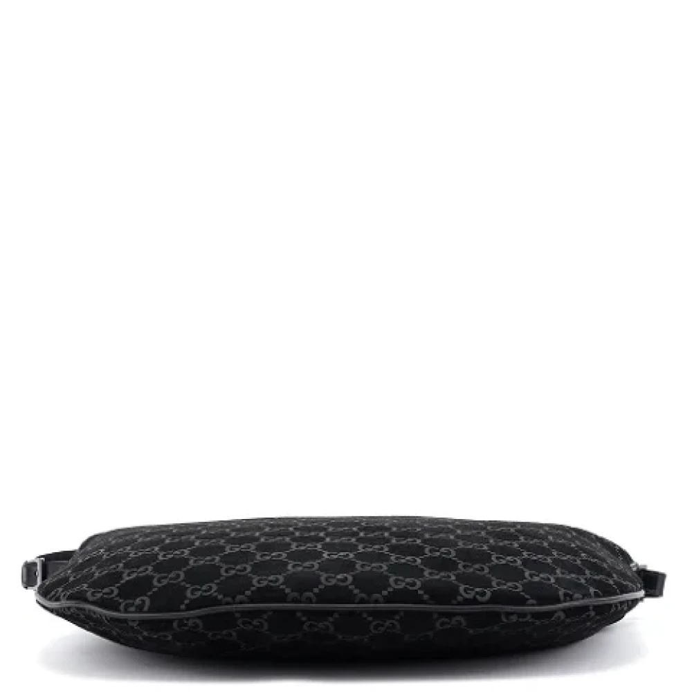 Gucci Vintage Pre-owned Suede handbags Black Dames