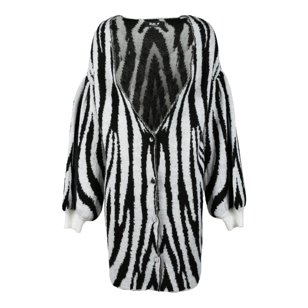 Giulia N Couture Mohair Blend Vest Multicolor Dames