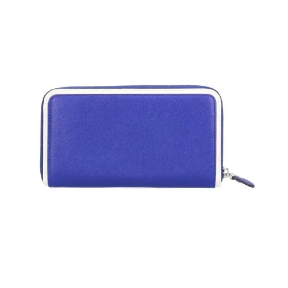 Salvatore Ferragamo Pre-owned Leather wallets Blue Dames