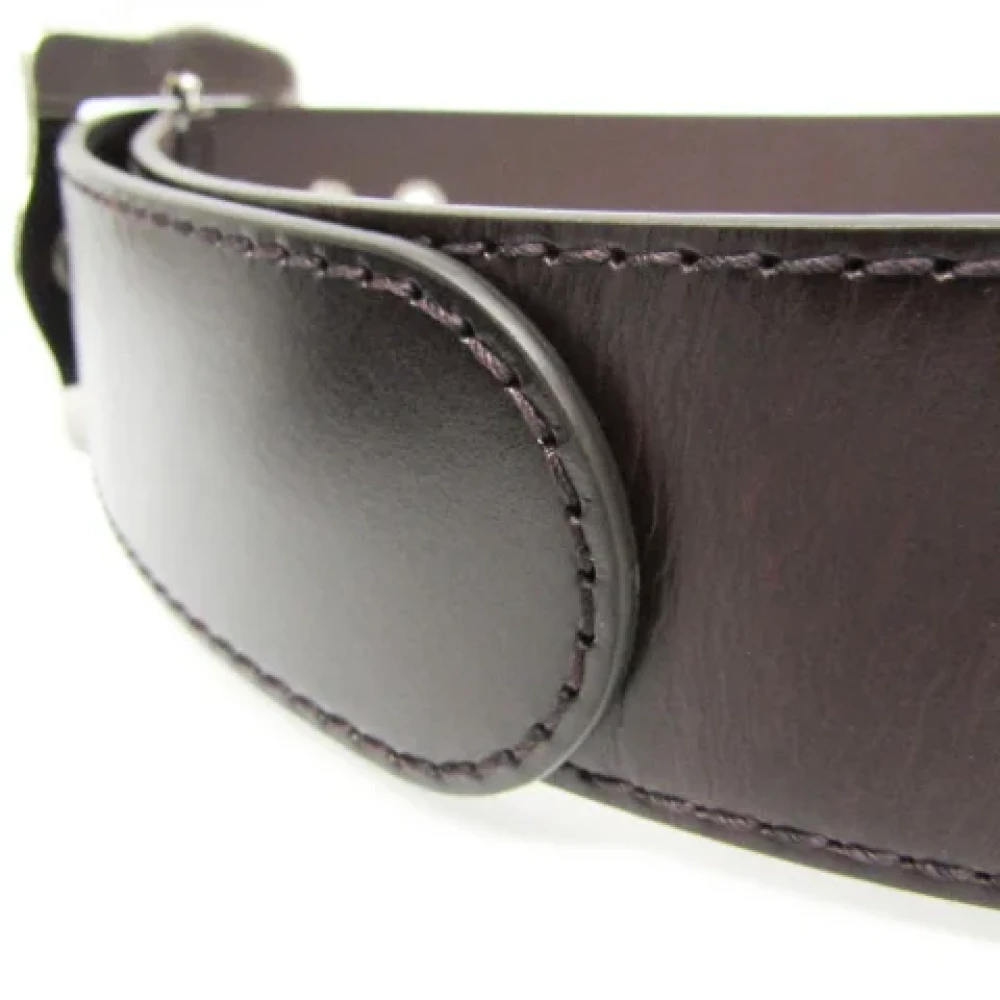 Gucci Vintage Pre-owned Leather belts Brown Dames