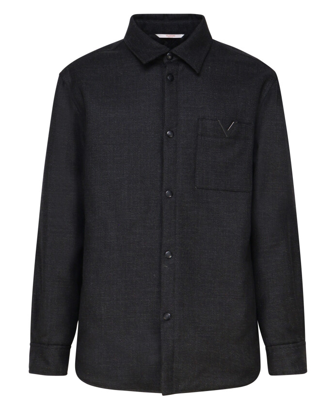 veste-en-laine-gris-fonce