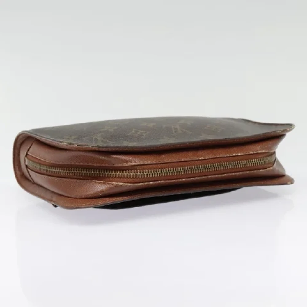 Louis Vuitton Vintage Pre-owned Canvas clutches Brown Dames