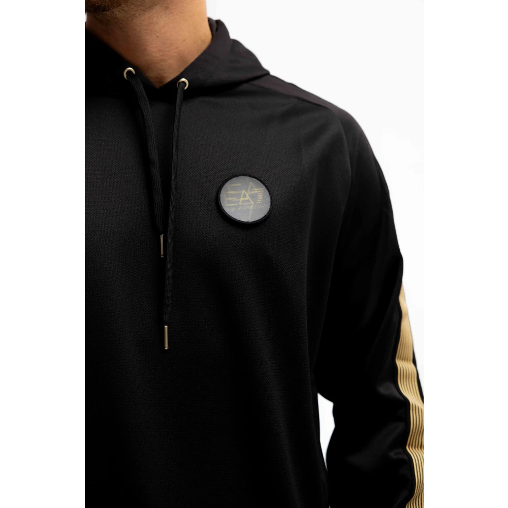 Emporio Armani Stargazer Hoodie Heren Zwart Black Heren