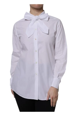 Ascot Collar Bomullsblus