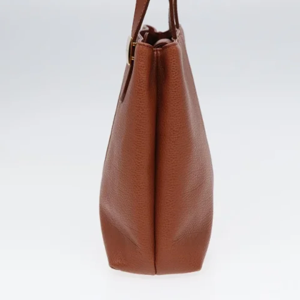 Burberry Vintage Pre-owned Leather handbags Brown Dames