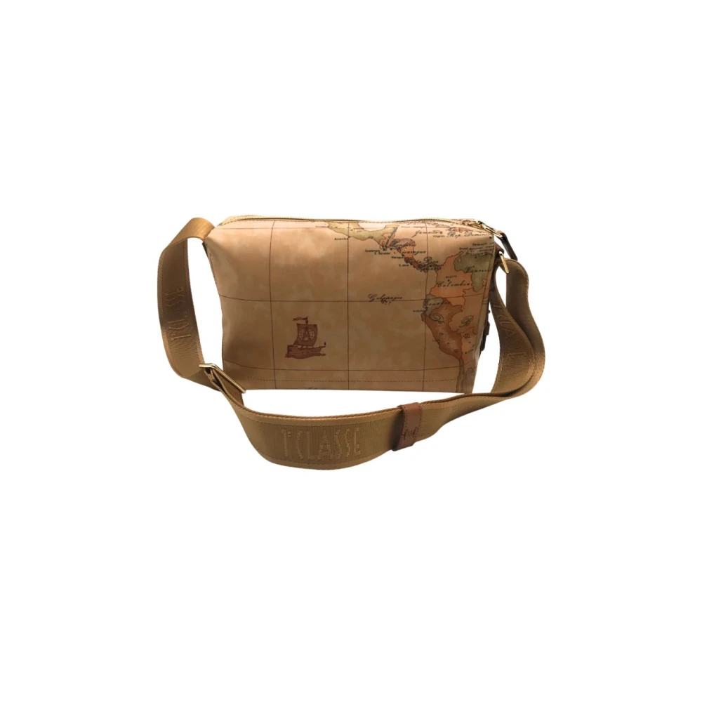 Alviero Martini 1a Classe Geo Print Schoudertas Lc02 S578 Brown Dames