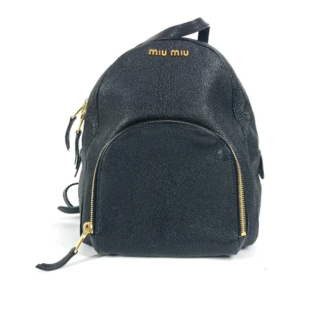 Pre-owned > Pre-owned Bags > Pre-owned Backpacks - - Miu Miu Pre-owned - Modalova