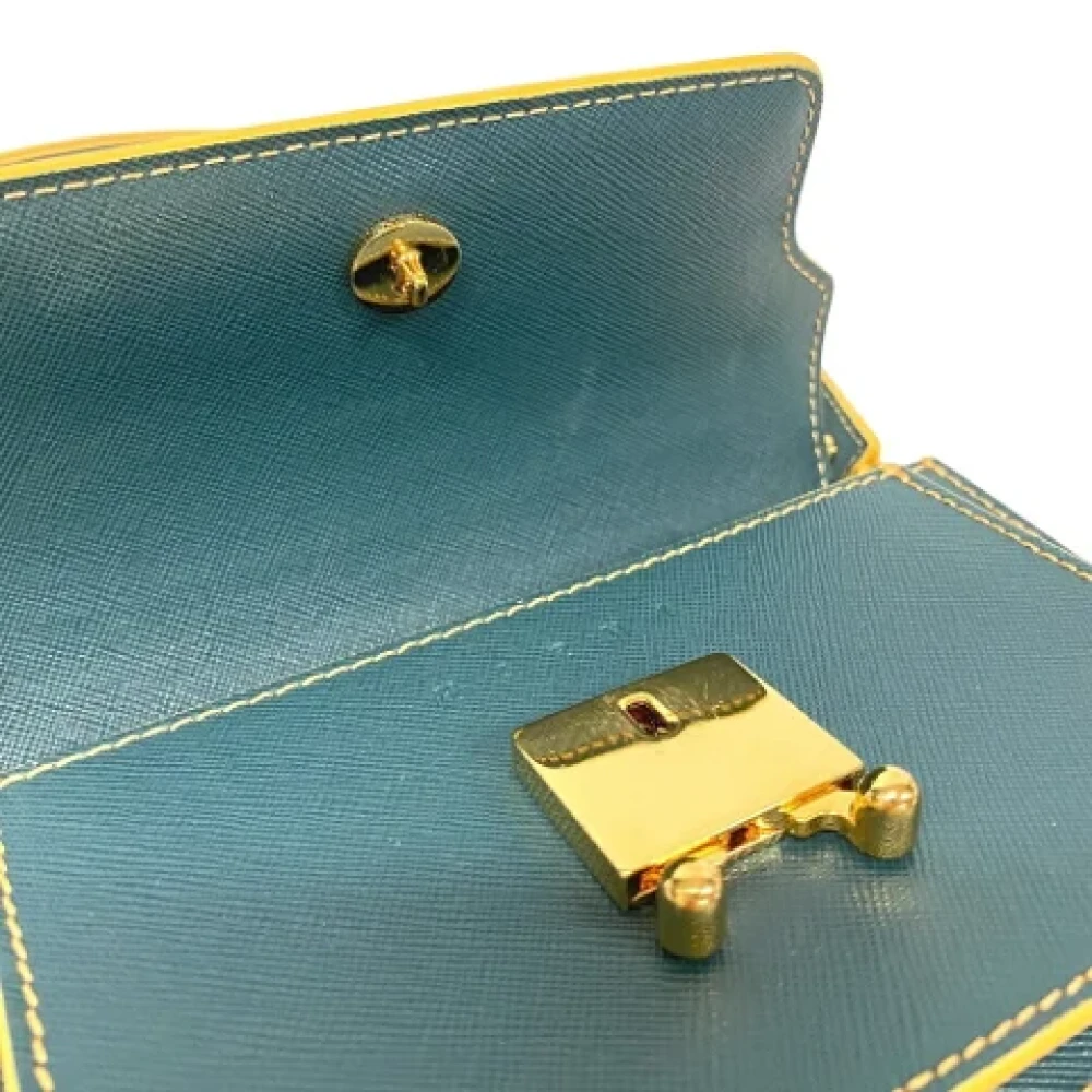 Marni Pre-owned Leather shoulder-bags Green Dames