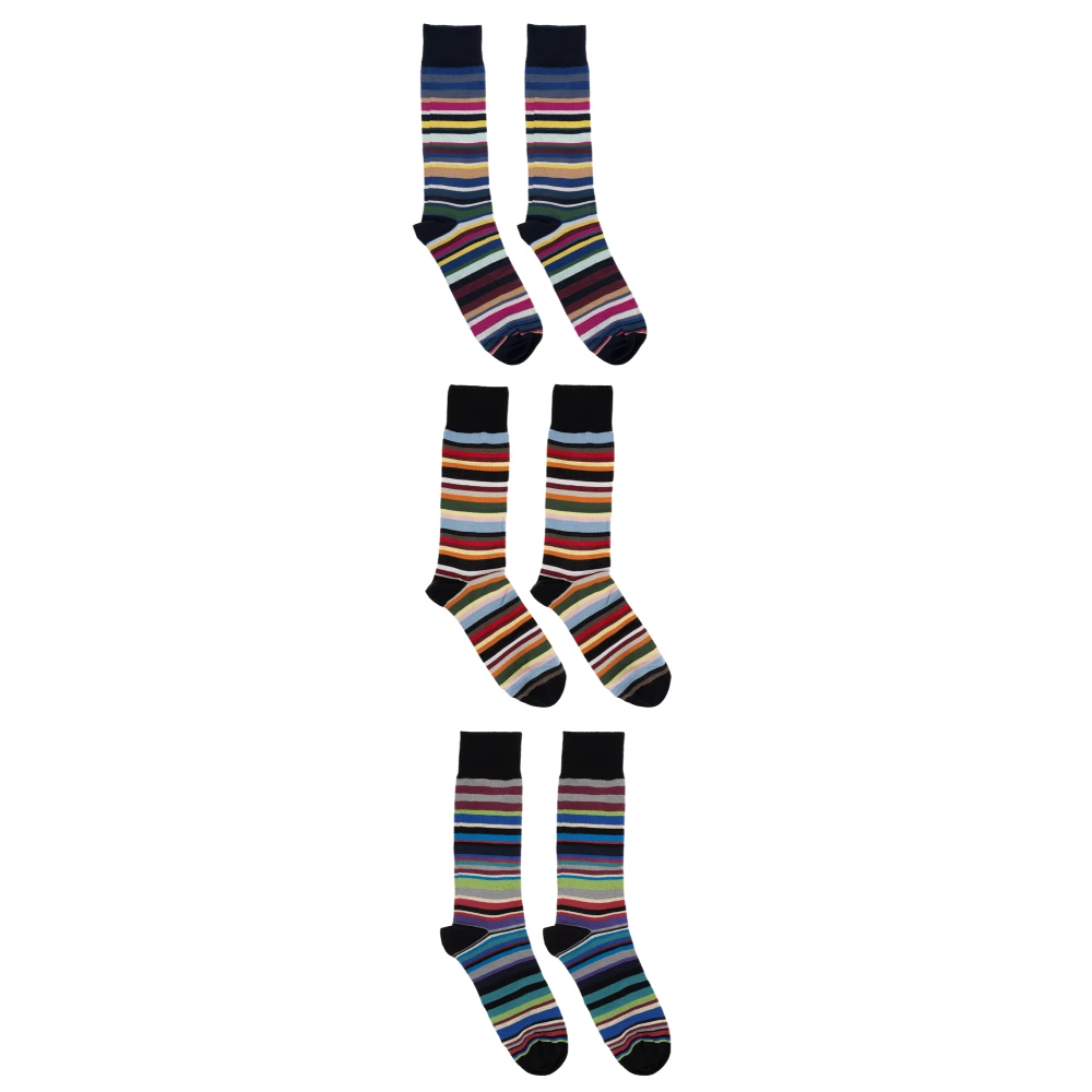 Paul Smith Driepak katoenen sokken Multicolor Heren