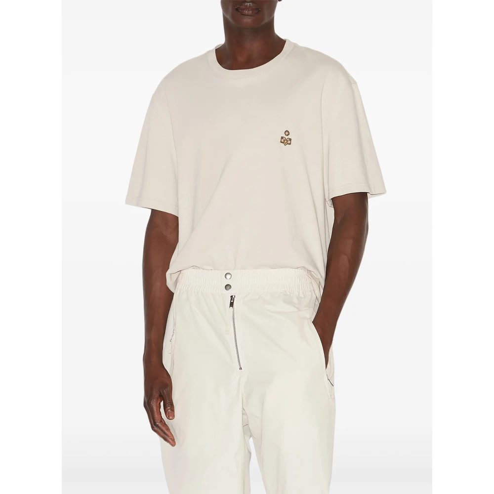 Isabel marant Ecru T-shirt en Polo Collectie Beige Heren